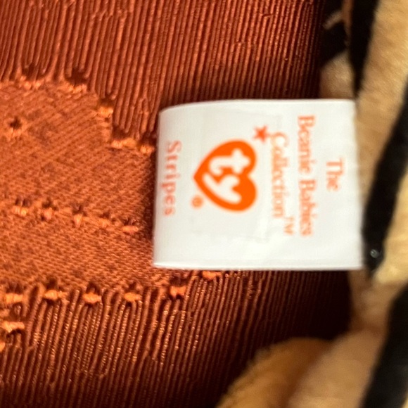 NWT TY Stripes the Tiger Beanie Baby - Picture 3 of 9